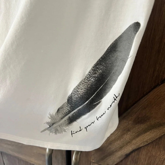 Lululemon Nook Tank White Special Edition: Wanderlust 2015 Size 6 - Picture 7 of 8